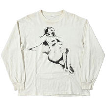 Much Obliged L/S Tee - White - Front