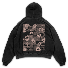 Much Obliged Hoodie - Black - Back