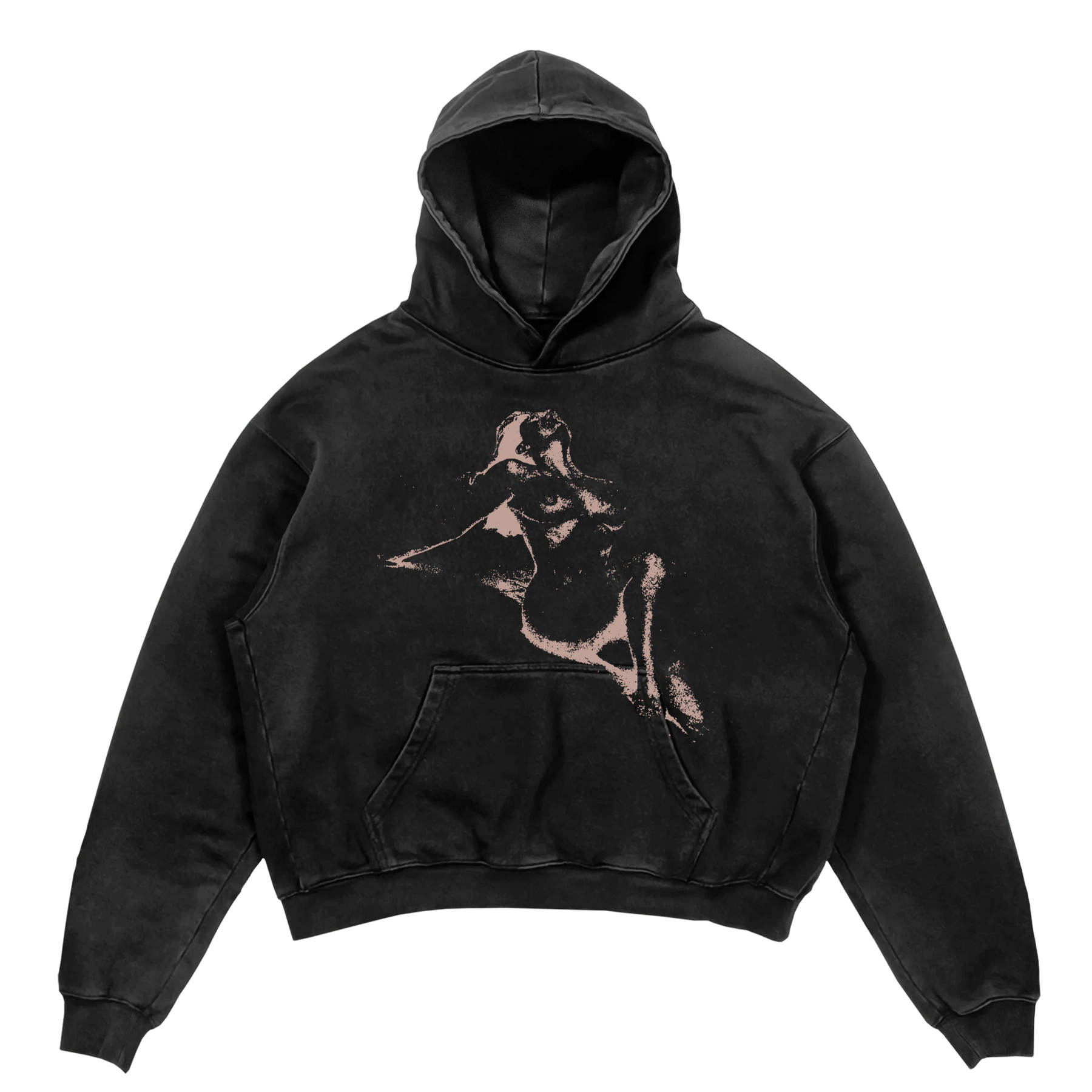 Much Obliged Hoodie - Black - Front