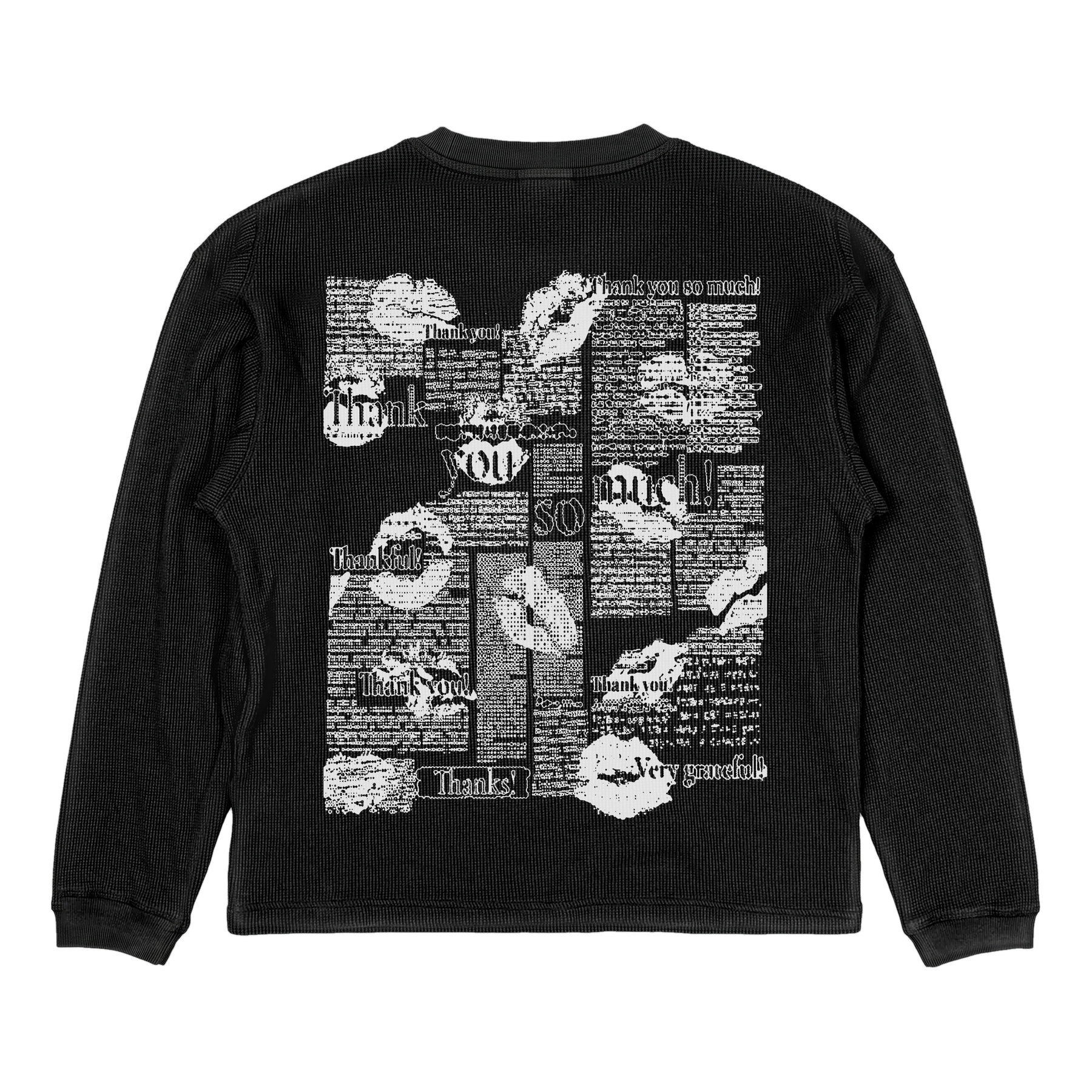 Much Obliged Thermal - Black - Back