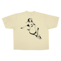 Much Obliged Drop Tee - Cream - Front