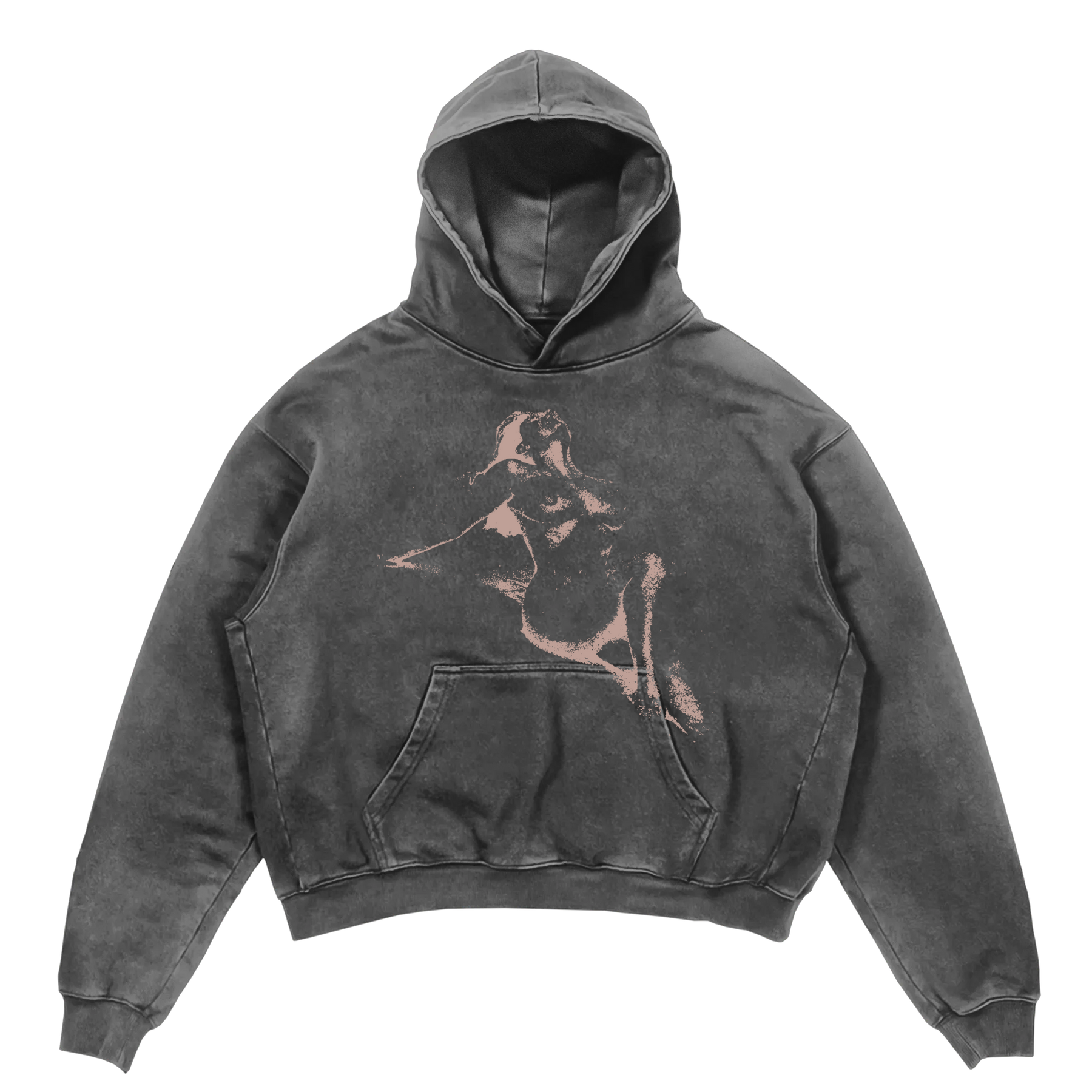 Much Obliged Hoodie - Grey - Front