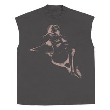 Much Obliged Sleeveless Tee - Grey - Front