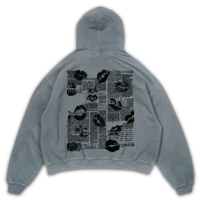 Much Obliged Hoodie - Sage - Back
