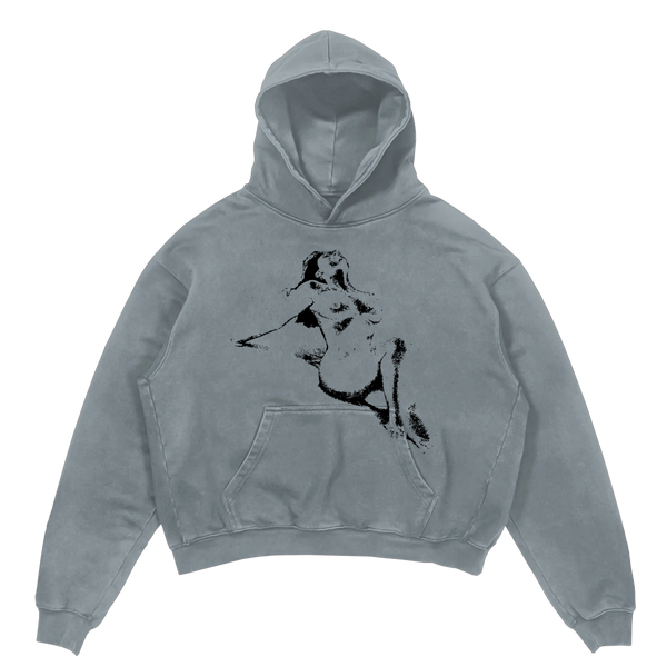 Much Obliged Hoodie - Sage - Front