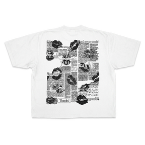 Much Obliged Drop Tee - White - Back