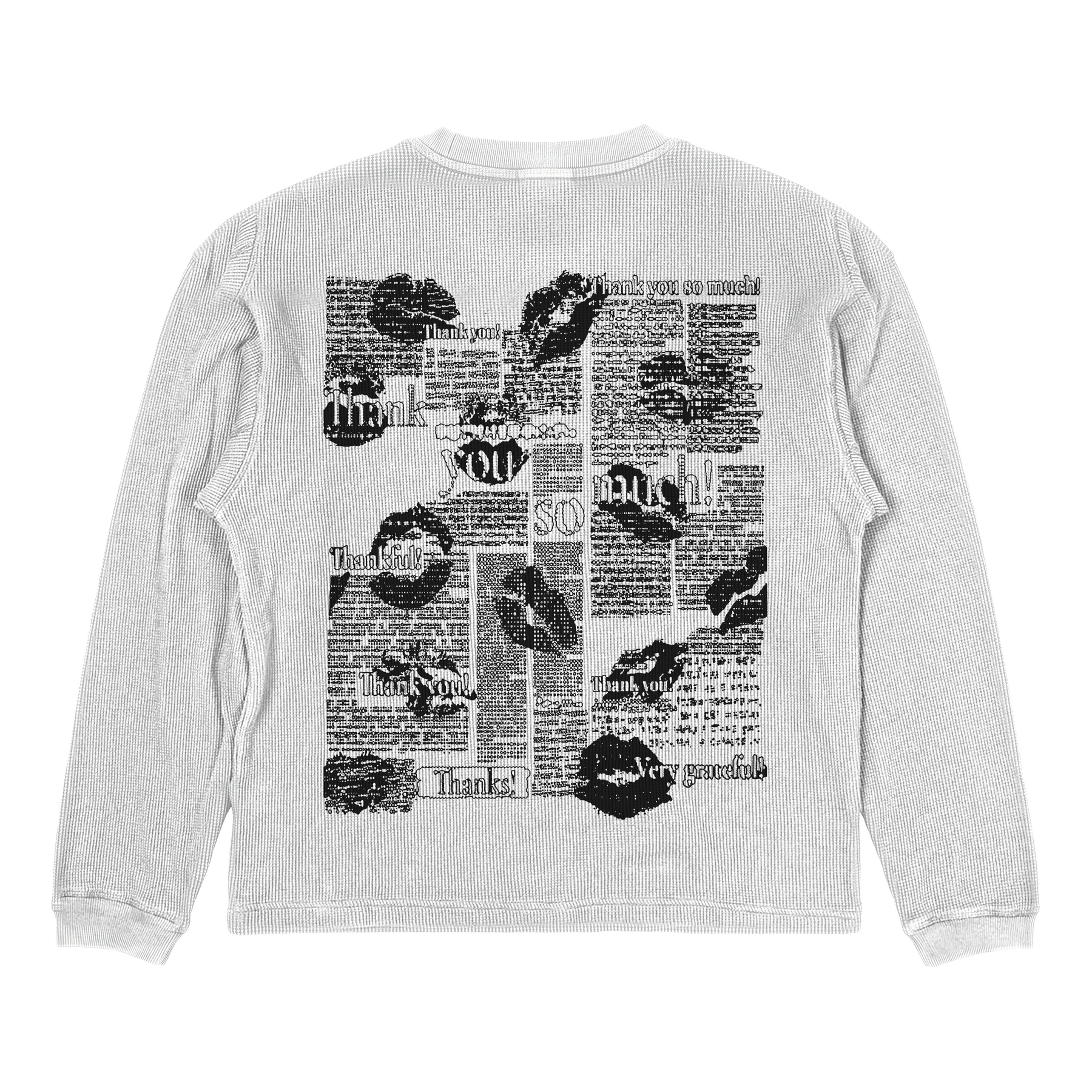 Much Obliged Thermal - White - Back