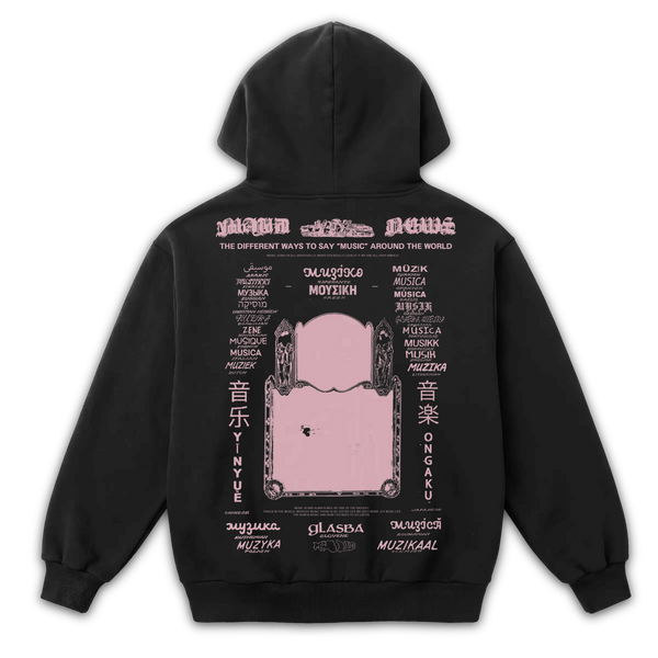 Music News Zip Up - Black - Back