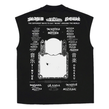 Music News Sleeveless Tee - Black - Back