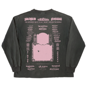 Music News L/S Tee - Black - Back