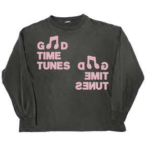 Music News L/S Tee - Black - Front