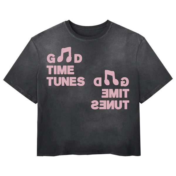 Music News Tee - Black - Front