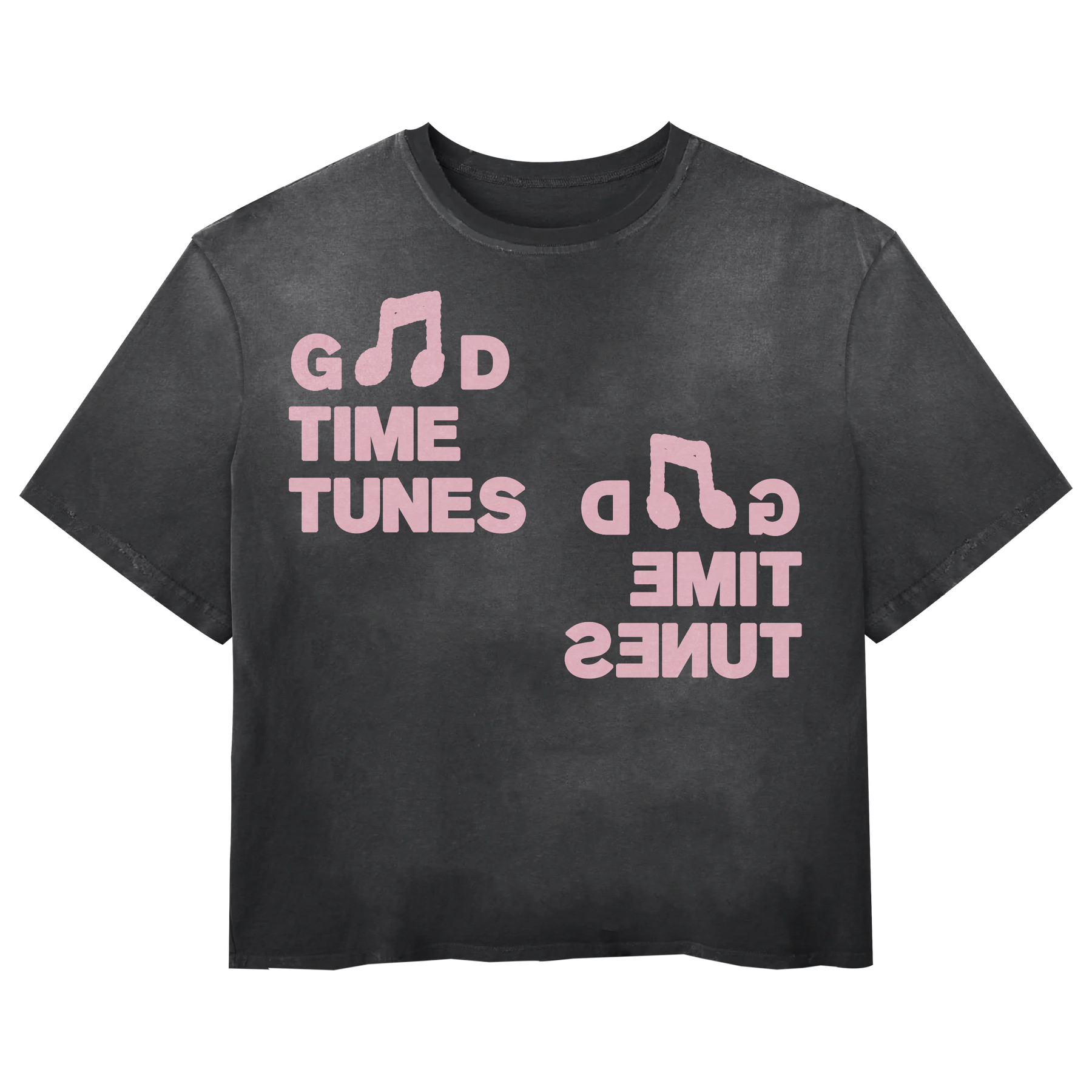 Music News Tee - Black - Front