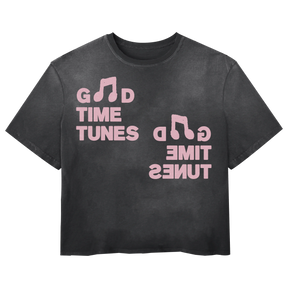 Music News Tee - Black - Front