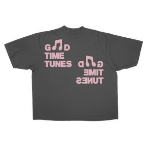 Music News Drop Tee - Grey - Front