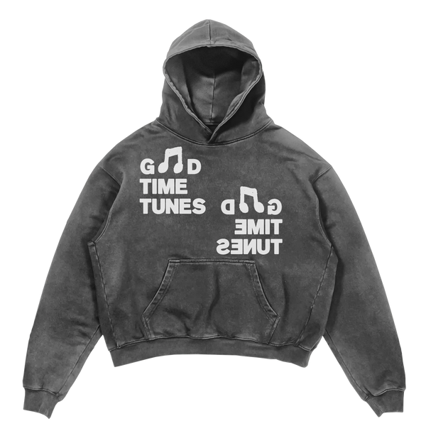 Music News Hoodie - Grey - Front