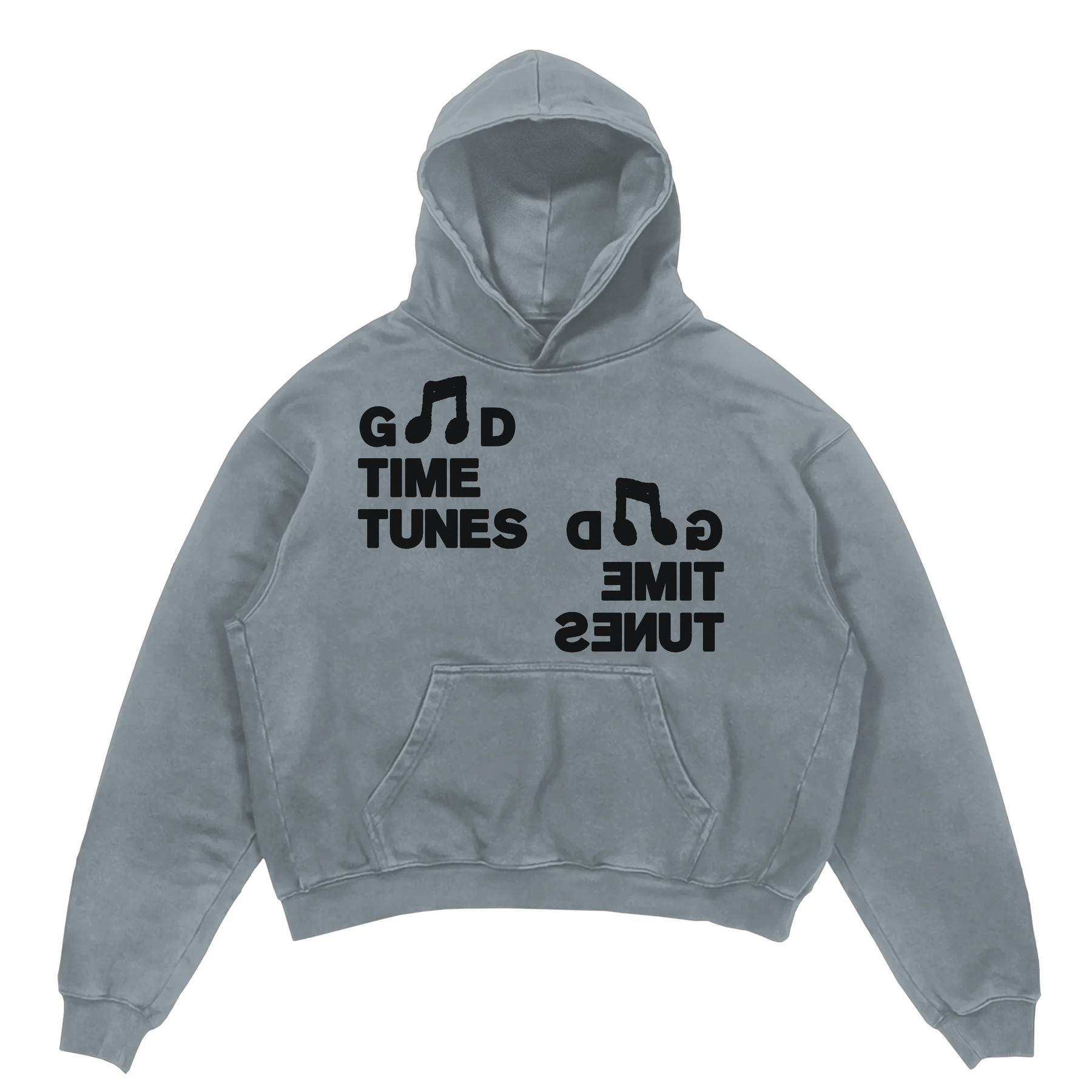 Music News Hoodie - Sage - Front