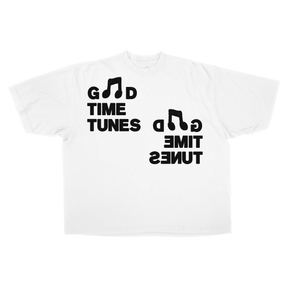 Music News Drop Tee - White - Front