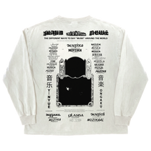 Music News L/S Tee - White - Back