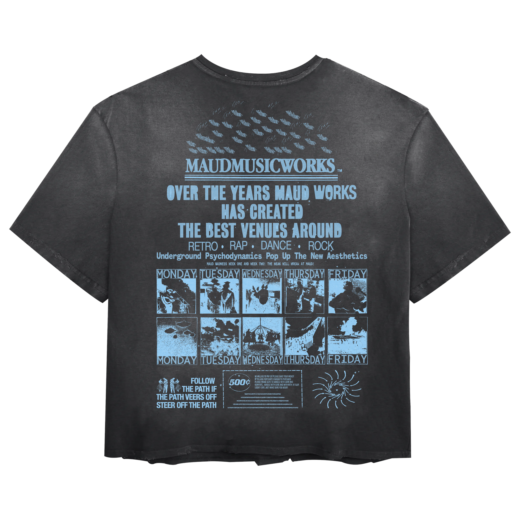 Music Works Tee - Black - Back