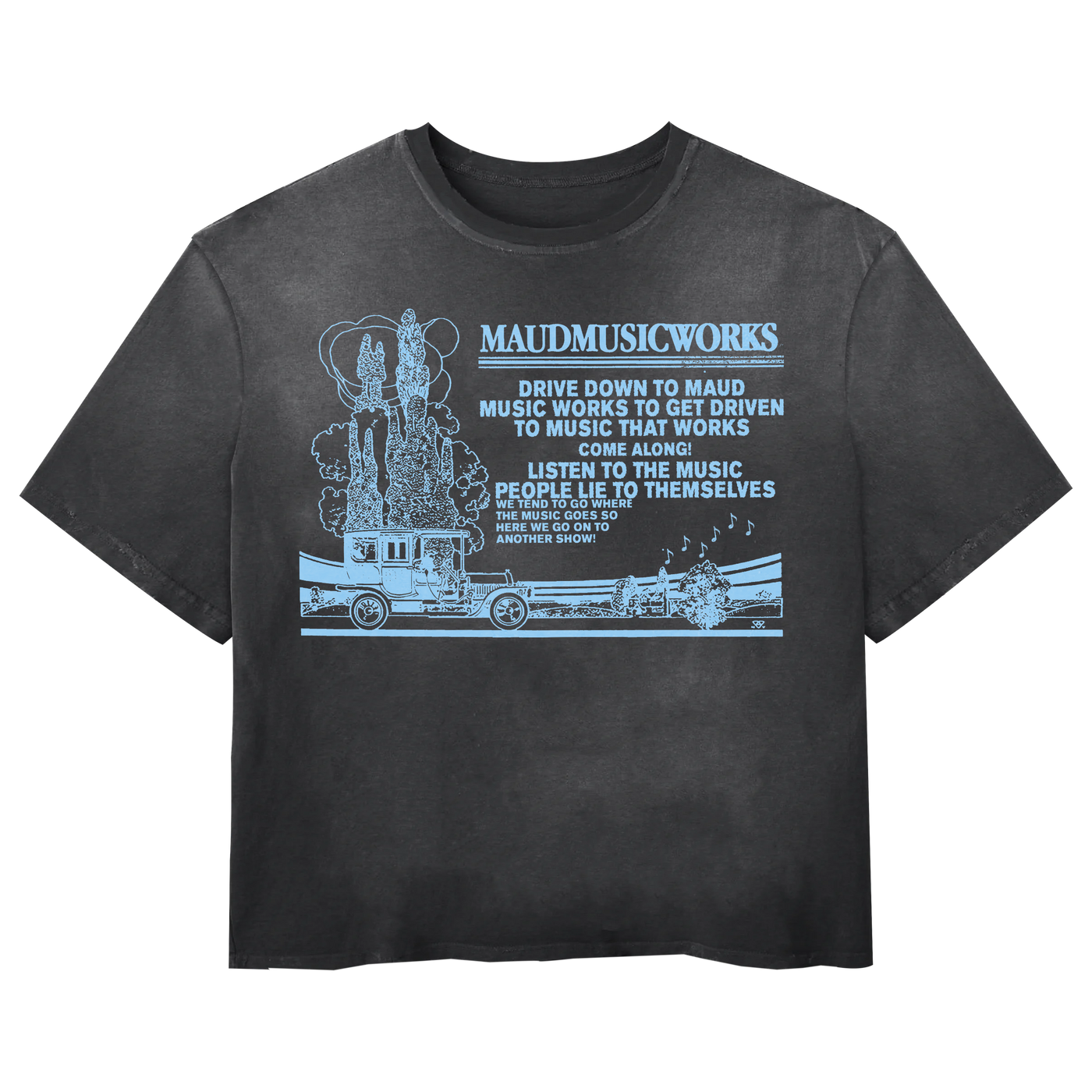 Music Works Tee - Black - Front