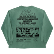 Music Works L/S Tee - Green - Back