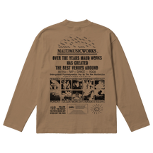 Music Works Baggy L/S Tee - Latte - Back