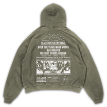 Music Works Hoodie - Olive - Back