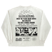 Music Works L/S Tee - White - Back