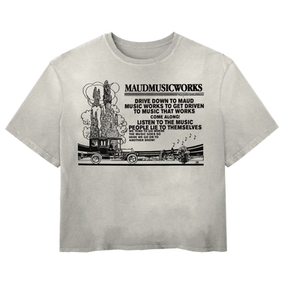 Music Works Tee - White - Front