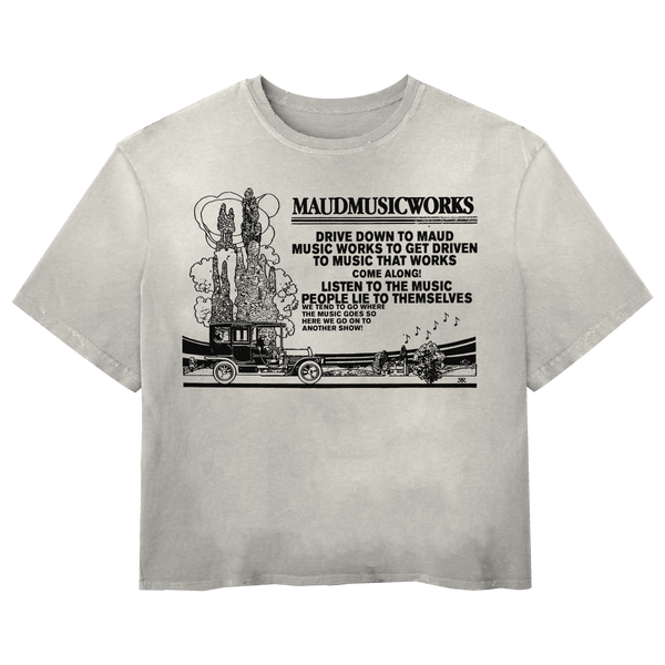 Music Works Tee - White - Front