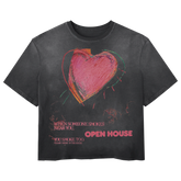 Open House Tee - Black - Front