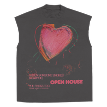 Open House Sleeveless Tee - Grey - Front