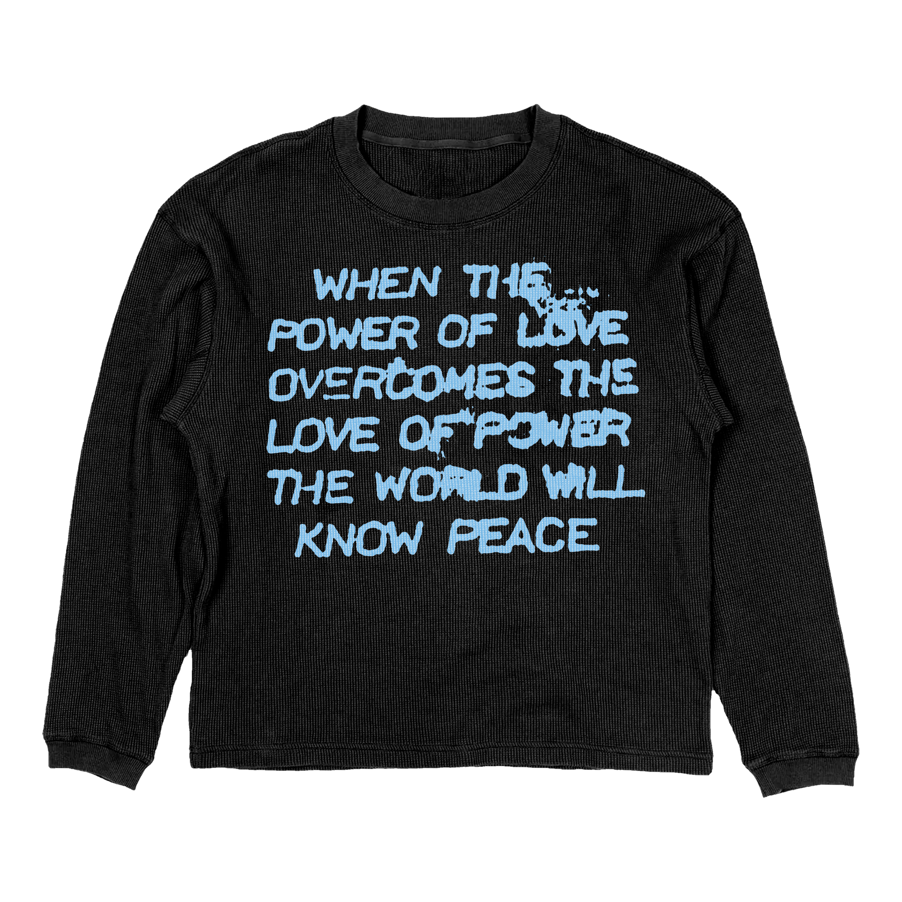 Power of Love Thermal - Black - Front