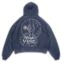 Power of Love Hoodie - Blue - Back