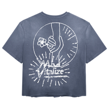 Power of Love Tee - Blue - Back