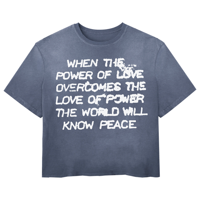 Power of Love Tee - Blue - Front
