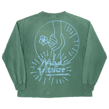 Power of Love L/S Tee - Green - Back