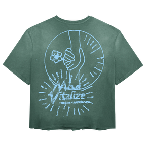 Power of Love Tee - Green - Back