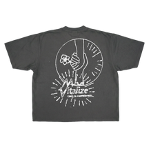 Power of Love Drop Tee - Grey - Back