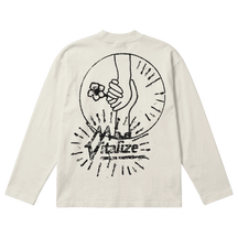 Power of Love Baggy L/S Tee - Off White - Back