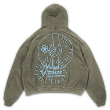Power of Love Hoodie - Olive - Back