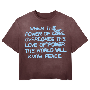 Power of Love Tee - Red - Front
