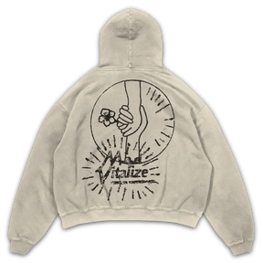 Power of Love Hoodie - Sand - Back