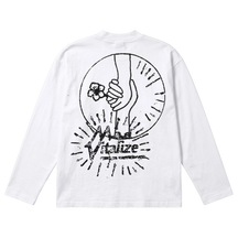 Power of Love Baggy L/S Tee - White - Back