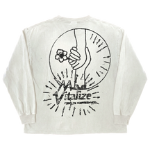 Power of Love L/S Tee - White - Back