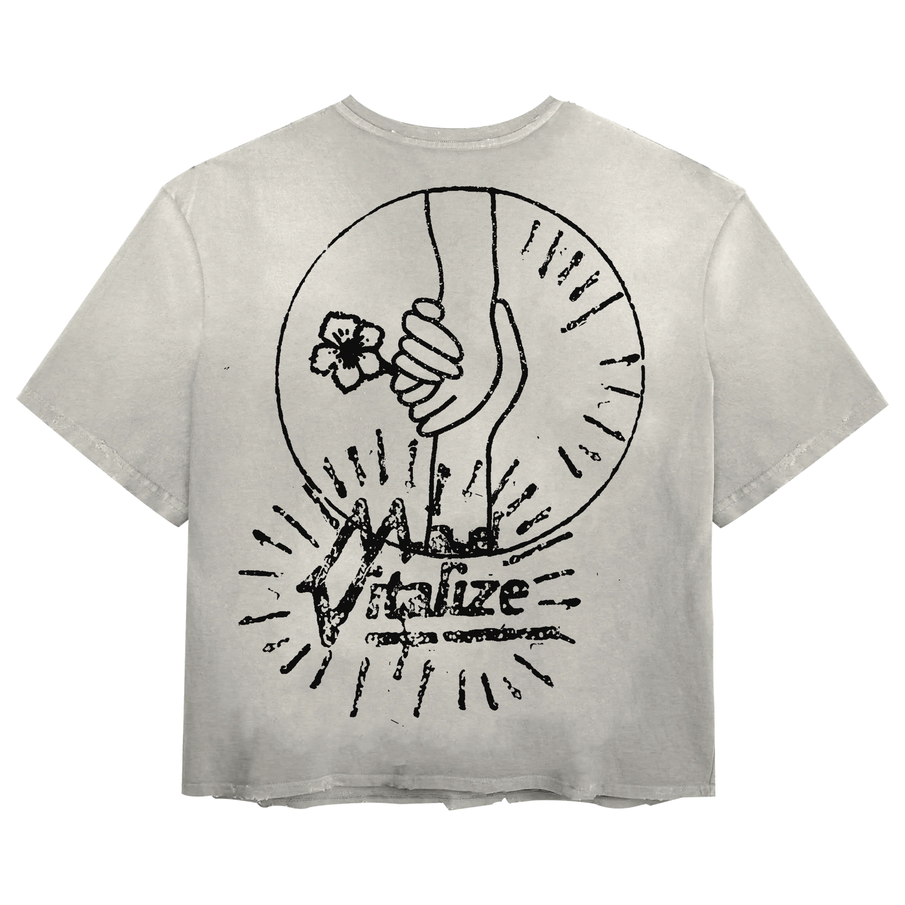 Power of Love Tee - White - Back