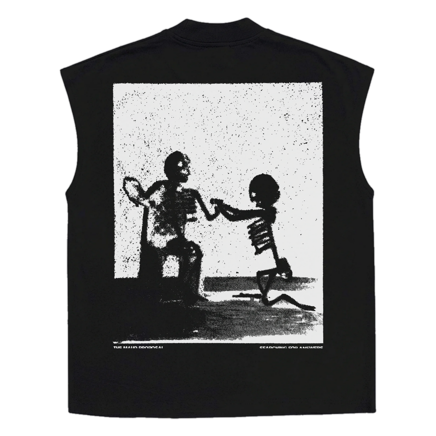 Proposal Sleeveless Tee - Black - Back