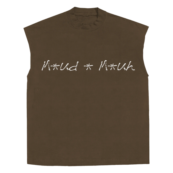 Proposal Sleeveless Tee - Brown - Front
