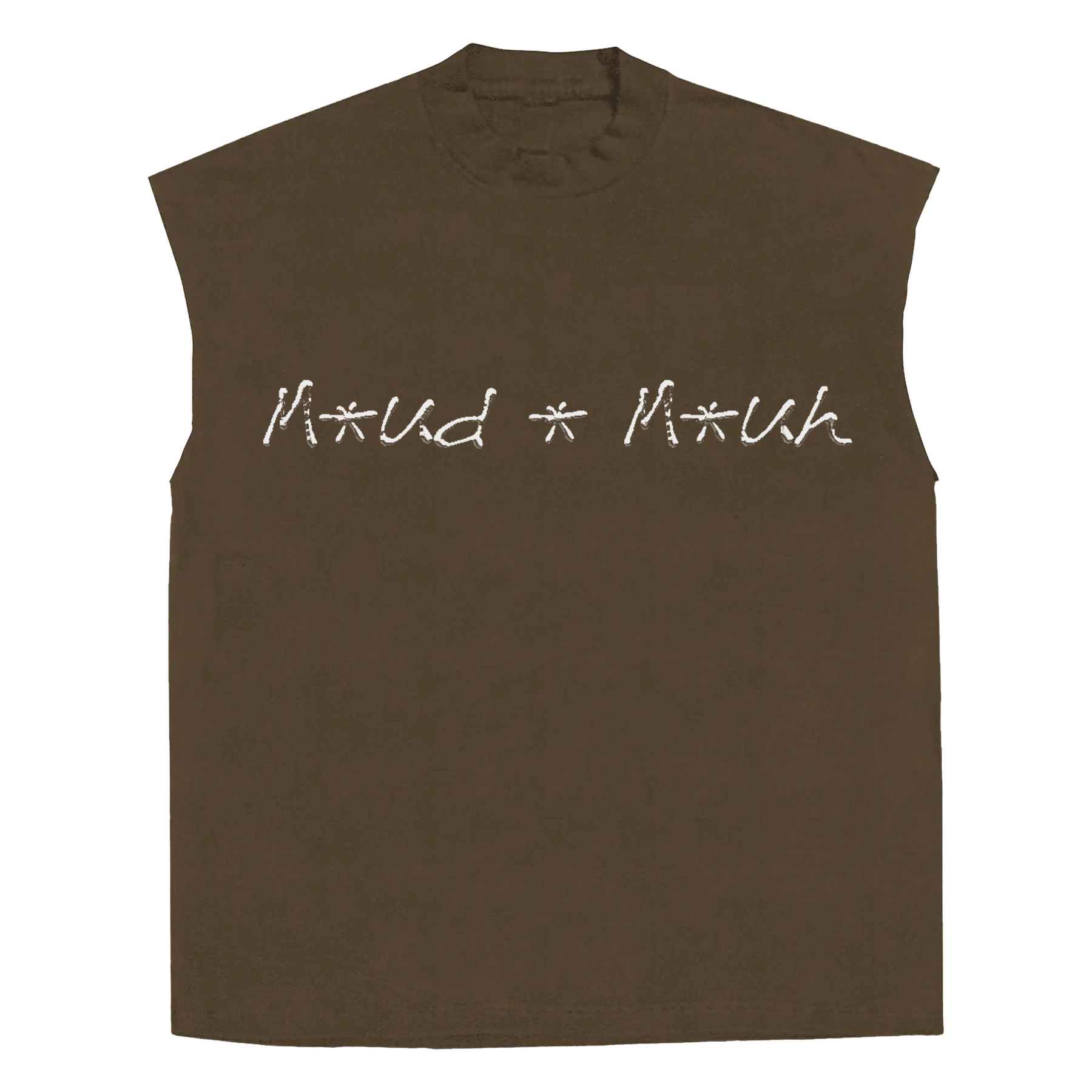 Proposal Sleeveless Tee - Brown - Front
